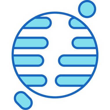 Web Kullanımı için Uranüs Simgesi, Vektör İllüstrasyonu