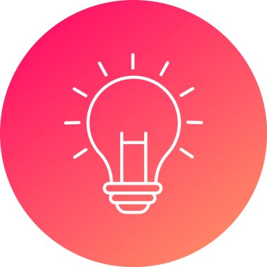 Ampul Simgesi, Web Kullanımı için Vektör Resimleri