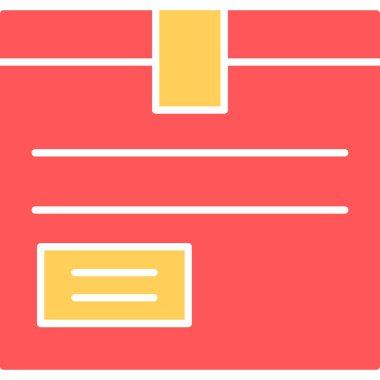 Web Kullanımı için Paket Simgesi, Vektör İllüstrasyonu