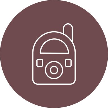 Web Kullanımı için Bebek İzleme Simgesi, Vektör İllüstrasyonu