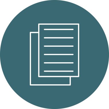 Web Kullanımı için Notlar Simgesi, Vektör İllüstrasyonu