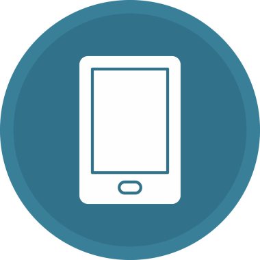 Web Kullanımı için Tablet Simgesi, Vektör İllüstrasyonu