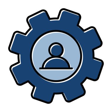 Web Kullanımı için Kullanıcı Simgesi, Vektör İllüstrasyonu