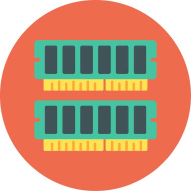 Ram Simgesi, Web Kullanımı için Vektör İllüstrasyonu