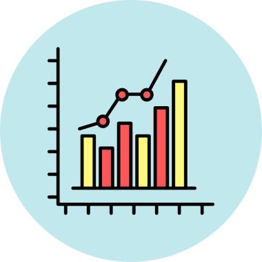 Web Kullanımı için grafik simgesi, Vektör İllüstrasyonu