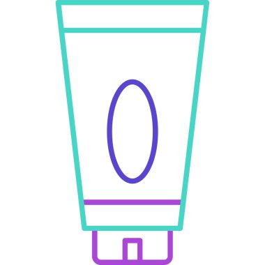 Vücut Losyonu Simgesi, Web Kullanımı için Vektör İllüstrasyonu