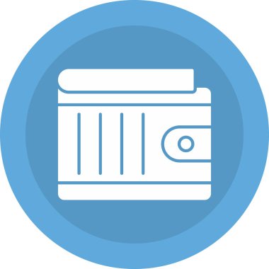 Web Kullanımı için Cüzdan Simgesi, Vektör İllüstrasyonu
