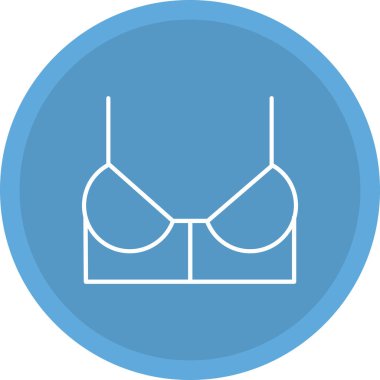 Web Kullanımı için Sütyen Simgesi, Vektör İllüstrasyonu