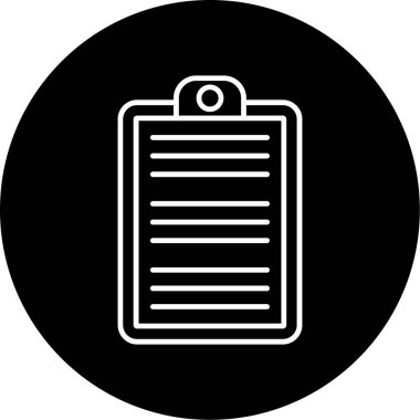 Web Kullanımı için Pano Simgesi, Vektör İllüstrasyonu