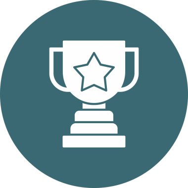 Web Kullanımı İçin Ödül Simgesi, Vektör İllüstrasyonu