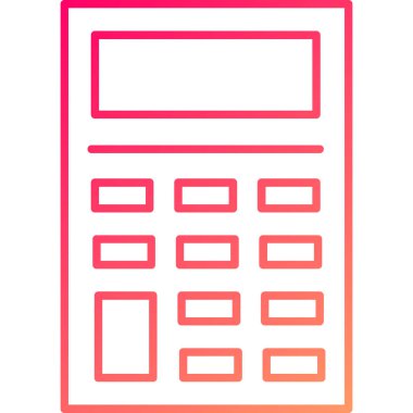 Web Kullanımı için Hesap Makinesi Simgesi, Vektör Resimleri