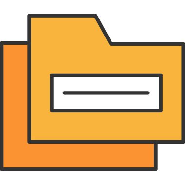 Web Kullanımı için Dizin Simgesi, Vektör İllüstrasyonu