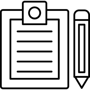 Web Kullanımı için Checklist.svg Simgesi, Vektör İllüstrasyonu