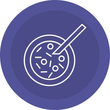 Petri Tabağı Simgesi, Web Kullanımı için Vektör İllüstrasyonu