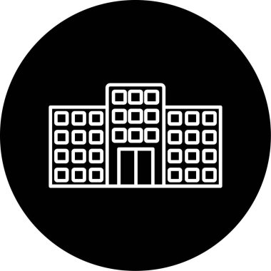 Web Kullanımı için Ofis Simgesi, Vektör İllüstrasyonu