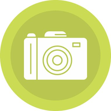 Web Kullanımı için Kamera Simgesi, Vektör İllüstrasyonu