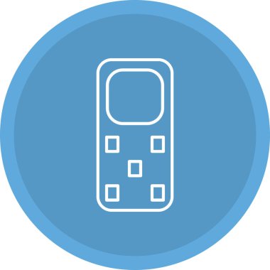 Web Kullanımı için Telefon Simgesi, Vektör İllüstrasyonu