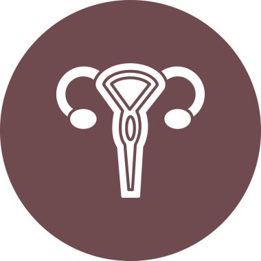 Web kullanımı için Rahim Simgesi, Vektör İllüstrasyonu