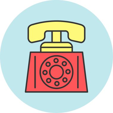 Web Kullanımı için Telefon Simgesi, Vektör Resimleri Çevir