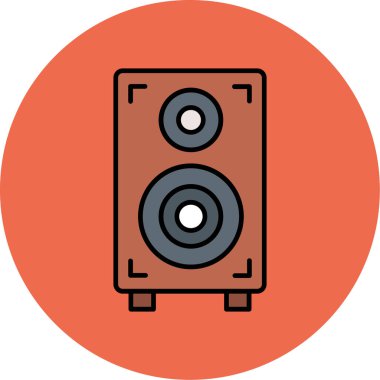 Web Kullanımı için Sözcü Simgesi, Vektör İllüstrasyonu