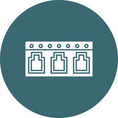 Web Kullanımı için Ağ Simgesi, Vektör İllüstrasyonu