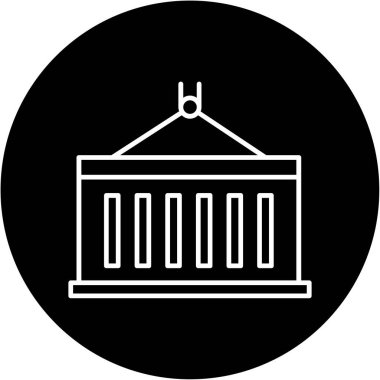 Web Kullanımı için Taşıyıcı Simgesi, Vektör İllüstrasyonu