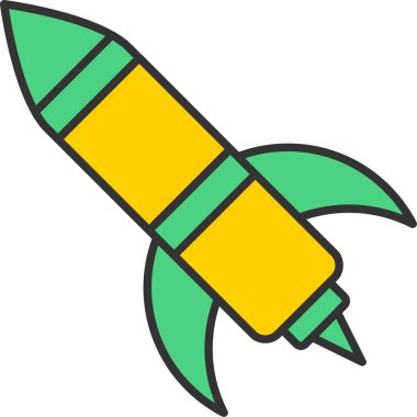 Web Kullanımı için Mezail Simgesi, Vektör İllüstrasyonu