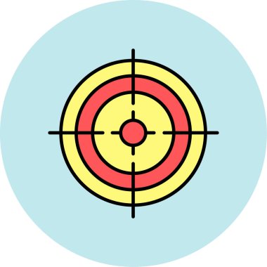 Web Kullanımı için Hedef Simgesi, Vektör Resimleri