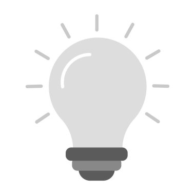 Web Kullanımı için hafif Simge, Vektör İllüstrasyonu