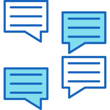 Web Kullanımı için İleti Simgesi, Vektör İllüstrasyonu