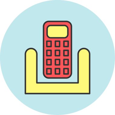 Web Kullanımı için Kablosuz Telefon Simgesi, Vektör Resimleri