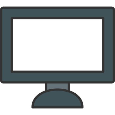 Web Kullanımı için Bilgisayar Simgesi, Vektör İllüstrasyonu