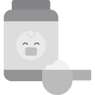 Web Kullanımı için Toz Simgesi, Vektör İllüstrasyonu