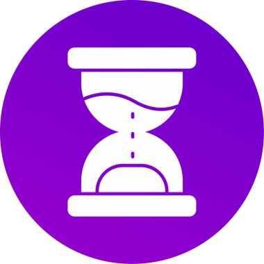 Web Kullanımı için Kum İzleme Simgesi, Vektör İllüstrasyonu