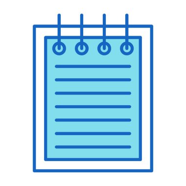 Web Kullanımı için Not Simgesi, Vektör İllüstrasyonu