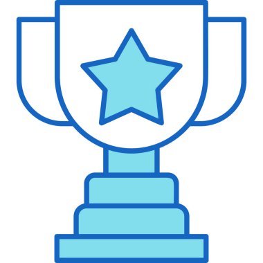 Web Kullanımı İçin Ödül Simgesi, Vektör İllüstrasyonu