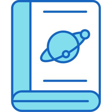 Web Kullanımı için Kitap Simgesi, Vektör İllüstrasyonu