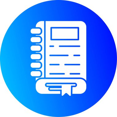 Web Kullanımı için Günlük Simgesi, Vektör İllüstrasyonu