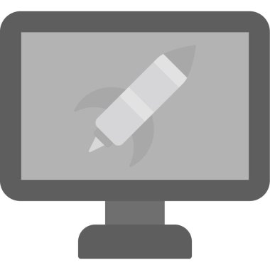 Web Kullanımı için Canlı Yayın Simgesi, Vektör İllüstrasyonu