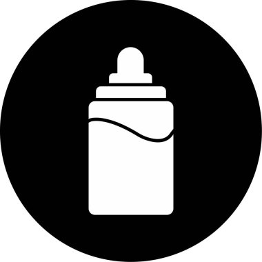 Web Kullanımı için Besleme Şişesi Simgesi, Vektör İllüstrasyonu