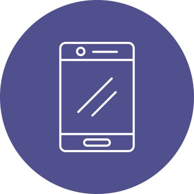 Web Kullanımı için Akıllı Telefon Simgesi, Vektör İllüstrasyonu