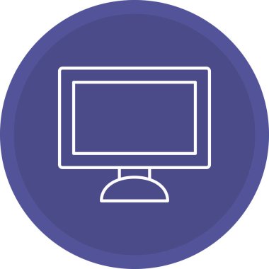 Web Kullanımı için Bilgisayar Simgesi, Vektör İllüstrasyonu