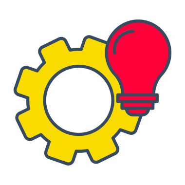 Web Kullanımı için Vektör İllüstrasyonu Gear Simgesi