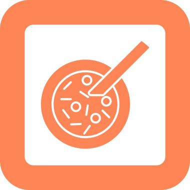 Petri Tabağı Simgesi, Web Kullanımı için Vektör İllüstrasyonu