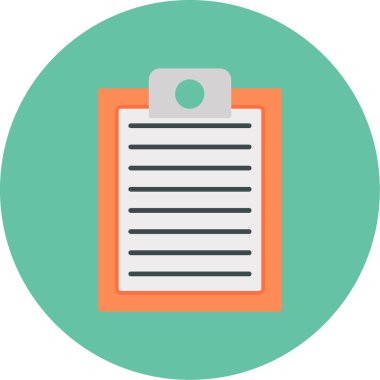 Web Kullanımı için Pano Simgesi, Vektör İllüstrasyonu