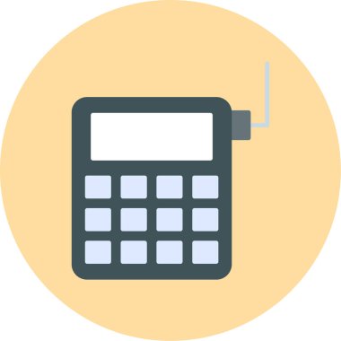 Web Kullanımı için Telefon Simgesi, Vektör İllüstrasyonu