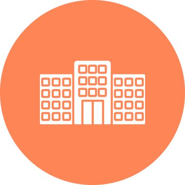 Web Kullanımı için Ofis Simgesi, Vektör İllüstrasyonu