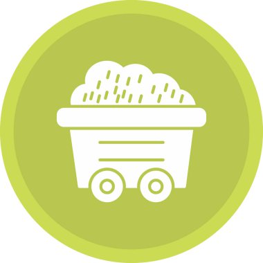 Vagon Simgesi, Web Kullanımı için Vektör İllüstrasyonu