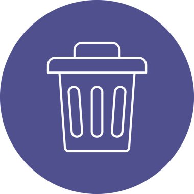 Bin Simge, Web Kullanımı için Vektör İllüstrasyonu