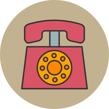 Web Kullanımı için Telefon Simgesi, Vektör Resimleri Çevir